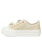 Dámské síťované tenisky na platformě béžové Filippo DTN7855 dámské