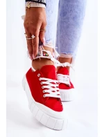 Dámské Tenisky na platformě Červené Comes