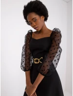 Šaty LK SK 508854.56 černá Šaty LK SK 508854.56 černá