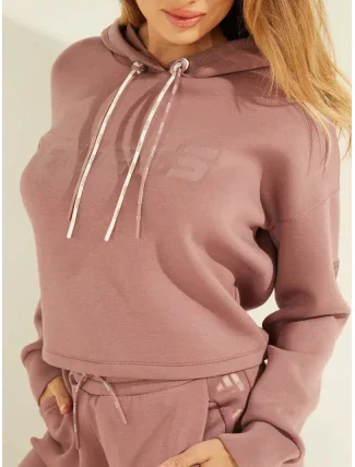 Dámská mikina O1GA48KAMN2 - G6Q2- růžová - Guess Dámská mikina O1GA48KAMN2 - G6Q2- růžová - Guess