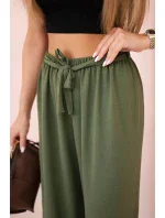Dámské kalhoty 5878 khaki - Kesi