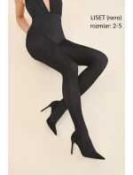 Silné punčochové kalhoty Liset černé - Gabriella