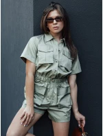 Khaki kombinéza BROST FashionStreet EY2537 Khaki kombinéza BROST FashionStreet EY2537