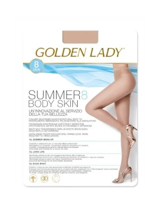 Dámské punčochové kalhoty Golden Lady Summer Body Skin 8 den 2-4 Dámské punčochové kalhoty Golden Lady Summer Body Skin 8 den 2-4