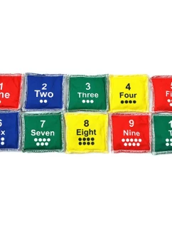 Tělocvičné sáčky Čísla 1-10 NO10 kpl 10ks BBP-C45S10