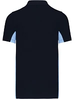 Kariban K 232 2-barevné piqué polo "Flag" 20.K232 navy/sky