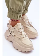Sportovní Boty Sneakersy GOE MM2N4015 Bežové