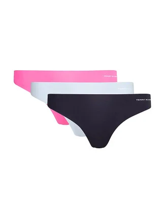 Dámská tanga Raw Cut 3 Pack UW0UW03872-0VI - Tommy Hilfiger