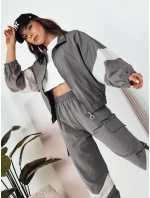 Dámská tepláková souprava HAROL tmavě šedá FashionStreet AY1022