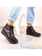 Filippo W PAW376B vínové zateplené kožené boty na podpatku Filippo W PAW376B vínové zateplené kožené boty na podpatku