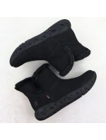 Dámské nepromokavé sněhule s kožíškem Rieker M6554-00 černé