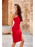 Večerní šaty SUK0406 červené - Roco Fashion Večerní šaty SUK0406 červené - Roco Fashion