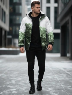 Pánská zimní lyžařská bunda zelená FashionStreet TX5126