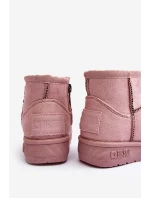Dívčí Sněhové Teple Boty S Kožešinou S Ušima Růžový Betty Dívčí Sněhové Teple Boty S Kožešinou S Ušima Růžový Betty