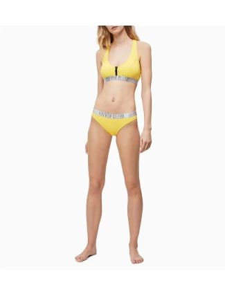 Vrchní díl plavek KW0KW00814-ZP0 žlutá - Calvin Klein