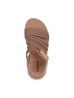 Dámské sandály Skechers GO WALK FLEX SANDAL EMMA 141473 TAN