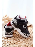 Dětské Sportovní Boty Černé a červená Linen