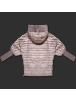 Světle růžová dámská netopýří bunda Minority (P3-6913-52)