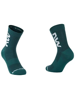 Cyklistické ponožky NORTHWAVE Extreme Air Mid Sock, smaragdové