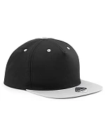 Beechfield B 610C 5 panelová Snapback kontrastní kšiltovka 53.610C black/grey