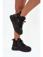 Dámské sportovní boty na platformě Big Star SS274509 Černé