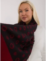Šála AT SZ 1701.61 černo-červená Šála AT SZ 1701.61 černo-červená
