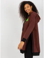 Mikina VI BL 327.70P tmavě hnědá Mikina VI BL 327.70P tmavě hnědá