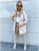 Dámská přechodná bunda parka STARK STYLE světle béžová FashionStreet TY3858