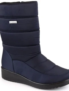 Dámské vysoké sněhule W EVE436B navy blue - Novinky