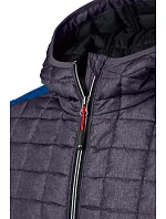 Daiber JN 772 Pánská pletená hybridní bunda 02.0772 light melange/anthracite melange