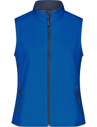 Daiber JN 1127 Dámská 2-vrstvá promo softshellová vesta 02.1127 nautic blue/navy Daiber JN 1127 Dámská 2-vrstvá promo softshellová vesta 02.1127 nautic blue/navy