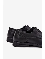 Pánské elegantní černé polobotky Calven Pánské elegantní černé polobotky Calven