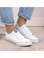 Big Star W FF274024 bílé prolamované nízké tenisky