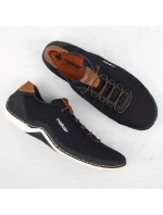 Pohodlné polobotky Rieker M RKR666 navy blue