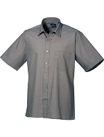 Premier PR 202 Popelínová košile s krátkým rukávem 39.0202 dark grey Premier PR 202 Popelínová košile s krátkým rukávem 39.0202 dark grey