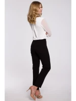K055 Kalhoty s úzkými nohavicemi - černé K055 Kalhoty s úzkými nohavicemi - černé