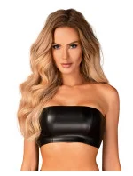 Jedinečný top Hermeza top black - Obsessive