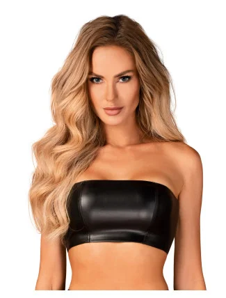 Jedinečný top Hermeza top black - Obsessive