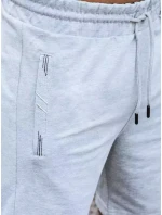 FashionStreet pánské světle šedé šortky SX2186