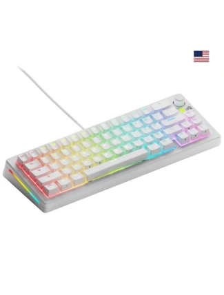 Glorious PC Gaming Race GMMK 3 Předpřipravená USB QWERTY klávesnice US English White