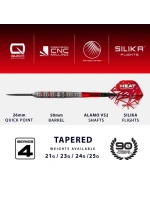 Šipky Harrows DAMON HETA SERIES 4 90% steeltip