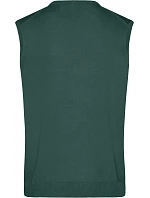 Daiber JN 657 Pánská svetrová vesta s výstřihem do V 02.0657 forest green