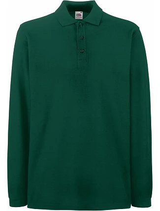 Fruit of the Loom Premium Polo LSL Piqué polo s dlouhým rukávem 16.3310 forest green Fruit of the Loom Premium Polo LSL Piqué polo s dlouhým rukávem 16.3310 forest green