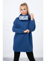 Zateplená mikina s kapucí z džínoviny Zateplená mikina s kapucí z džínoviny