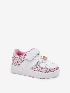 Dětské tenisky sportovní boty jednorožci růžové Thalia