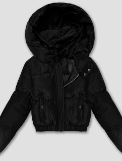 Černá krátká zimní bunda typu puffer J Style (5M3360-392)