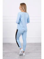 Sada s leopardím potiskem modré barvy Sada s leopardím potiskem modré barvy