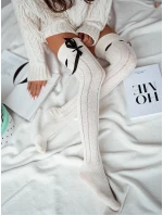 Ponožky Milena 0835-001 Ažurová stuha 37-41