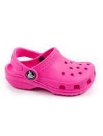 Dětské sandály Crocs Classic Clog T, růžové, pohodlné, módní Dětské sandály Crocs Classic Clog T, růžové, pohodlné, módní