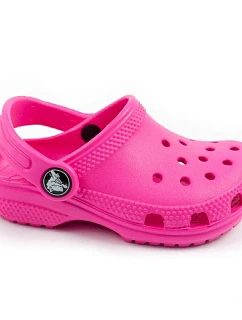 Dětské sandály Crocs Classic Clog T, růžové, pohodlné, módní